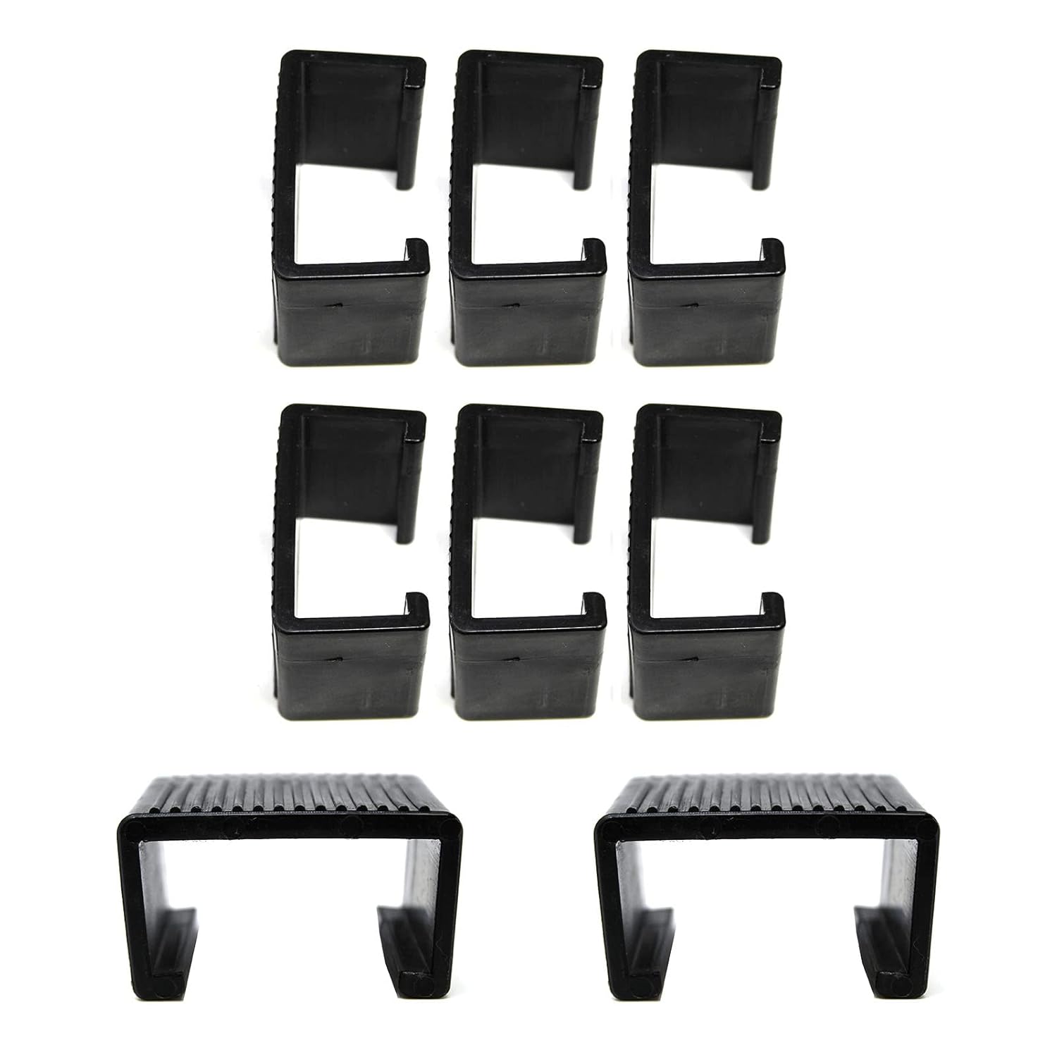 YSGong 8 Pieces Wicker Furniture Clips Sofa Clips Sofa Alignment Connector Fasteners Clips for Garden Outdoor Couch Patio Furniture (Inner Length: 42.5MM)