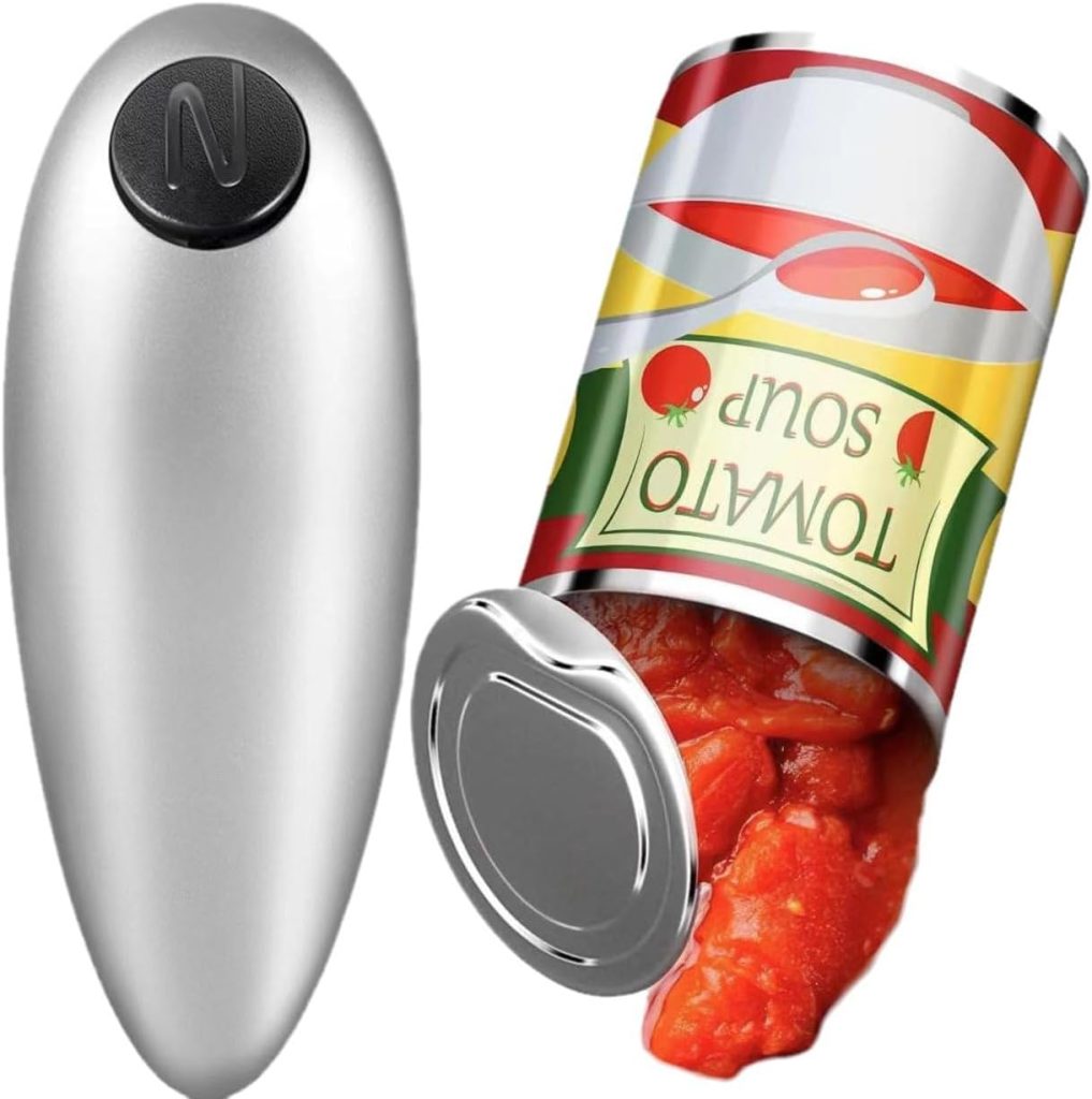 Yuet Kit YUET Electric Tin Opener Can Openers Portable One Touch Automatic ...