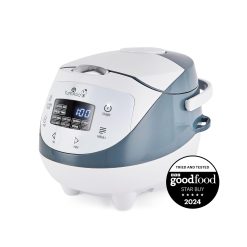 Yum Asia Panda Mini Rice Cooker With Ninja Ceramic Bowl and Advanced Fuzzy Logic (3.5 cup, 0.63 litre) 4 Rice Cooking Functions, 4 Multicooker functions, LED display, 220-240V...