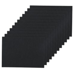 12 PCS Furniture Pads Floor Protectors - Self-Adhesive Black Felt Pads, 5mm Thick 21x15cm, Anti-Scratch & Durable Floor Protectors for Chair Legs, Furniture Feet & Hardwood Floors