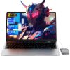 15.6" Laptop - 16GB RAM 512GB SSD PC Laptop, Quad-Core N95 Processor Up to 3.1GHz, Computers with USB3.0,Ethernet port,Touch ID, WiFi, BT4.2, for Students/Business