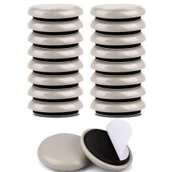 16 Pcs 5CM Round Furniture Sliders For Carpet, Stylish And Unique, Suitable For Reducing Noise And Easy To Move