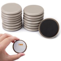 16 Pcs Furniture Sliders, 50mm Appliance Sliders, Furniture Sliders For Carpet, Washing Machine Sliders, Furniture Sliders Pads For Heavy Items On Carpet & Hard Floor