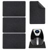 4 Pcs Heat Resistant Mat for Air Fryer, VEGCOO Silicone Table Mat with Kitchen Appliance Slider Function, Kitchen Countertop Heat Protector Mat for Ninja Air Fryer, Microwave,...