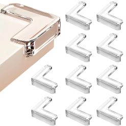40 pcs Table Corner Protectors,Furniture Corner Protectors,Rubber Corner Protectors,Can be Used on Plastics, Most Kitchen Counters of Tile and Stone, Ceramic, Glass, Wood...