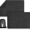 Aieve Heat Resistant Mat for Air Fryer, 2 Pcs Kitchen Heat Protector Mat with Appliance Sliders Function for Ninja Air Fryer, COSORI, Tower, Coffee Maker, Microwave