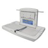 AIKE Baby Changing Unit Horizontal, Wall-mounted Foldable Baby Diaper Changing Table, Commercial Baby Changing Station CPC Compliant, Grayish White