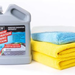 AL-NEW Aluminum Restoration Cleaning Solution Kit | Clean & Restore Patio Furniture, Stainless Steel, Other Household Metal Surfaces (16 oz. Kit)