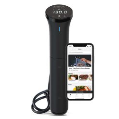 Anova Precision Cooker Nano 2.0 [AN400-UK00] WiFi, Type G Plug included for UK use, Bluetooth, Small, Black