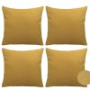 AONIYOU Yellow Decorative pillowcase Cushion Cover Square 45x45 cm, for Tent Park Garden Throw Pillow Case Outside Bench Sofa Furniture Patio Couch Balcony Sofa Living Room,...
