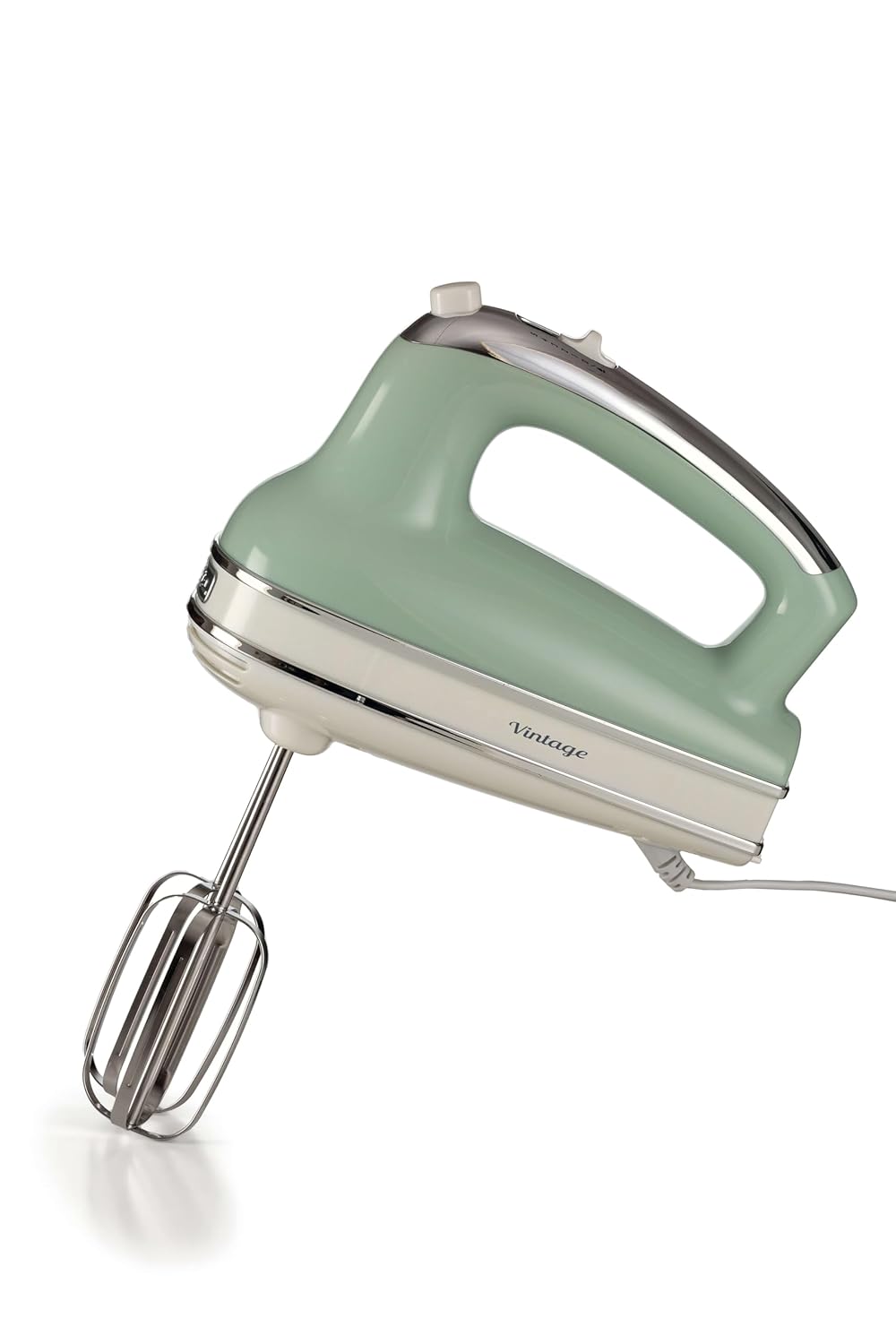 Ariete 548/04 Retro Style Hand Mixer Electric Whisk, 5 Speed & Turbo Function, Eject Button, Vintage Style, Green