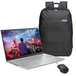 ASUS X515MA Laptop, Intel Celeron N4020 1.1GHz, 8GB DDR4, 128GB NVMe SSD, 1TB HDD, 15.6" Full HD, Intel UHD, Windows 11 Home, Includes Mouse and Backpack (Renewed)