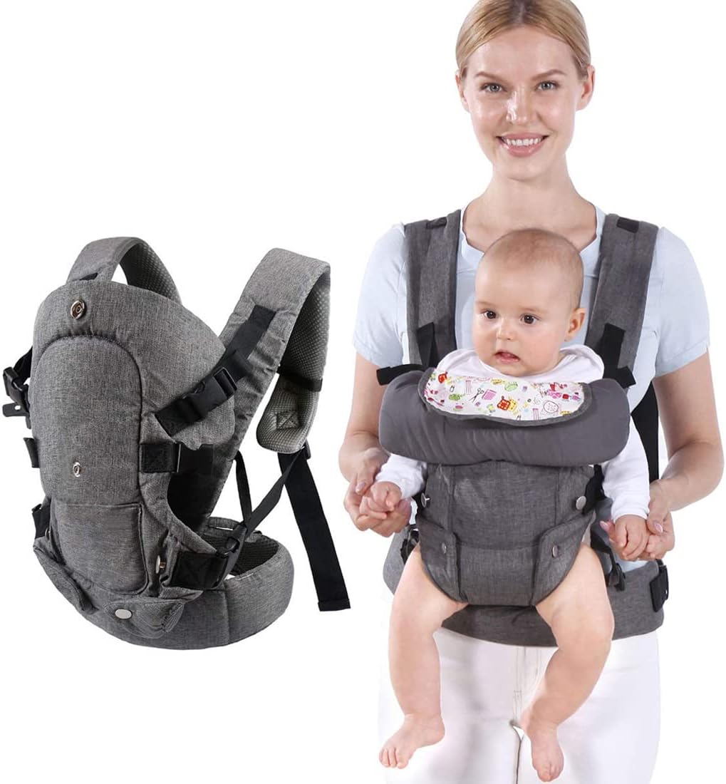 Baby Carrier Sling, Baby Carriers from Newborn,Baby Toddler Carriers Accessories Cozy Baby Holder Carrier,Adjustable Babies Wrap Sling Front Back Support for Infants 7-45lbs...