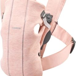 BabyBjörn Baby Carrier Mini, 3D Jersey, Light Pink