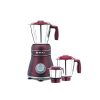 Bajaj Ivora 800W Indian Mixer Grinder with Anti-Bacterial Coating and Nutri-Pro Feature, 3 Jars, Crimson Red | Extra International Adaptor|1 Month Warranty|2 Year Motor Warranty