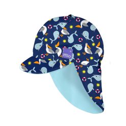 Bambino Mio, Reversible Swim Sun Hat, Baby and Toddler, Cap with Neck Protection, UPF40+