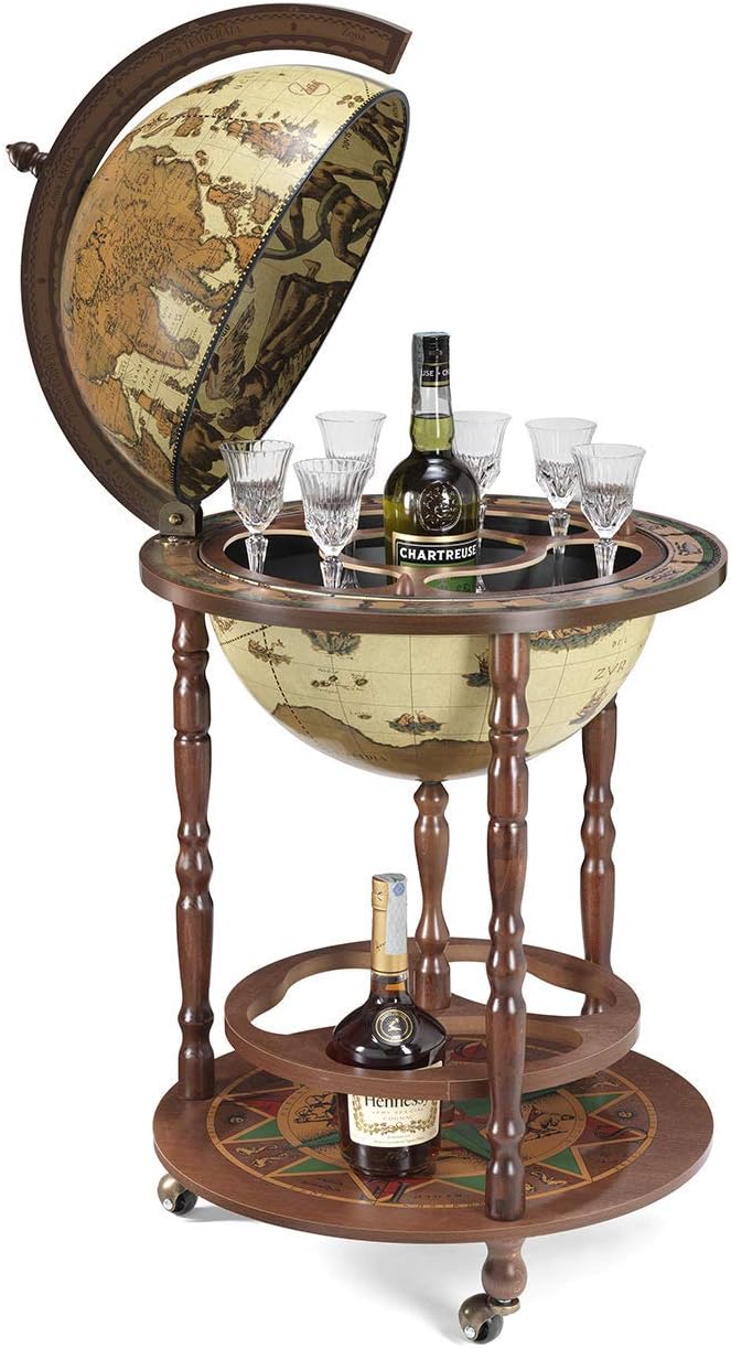 Bar Globe Art 42/Ivory "Made in Italy" With Certificate Of Authenticity