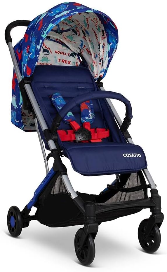 Cosatto Yo Travel Stroller - Baby Pushchair Lightweight Compact Fold from Birth to 25kg - Airline Compatible, One Hand Easy Fold, Large 8kg Shopping Basket, Free Raincover &...