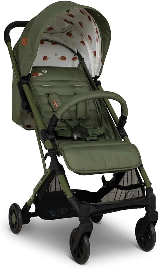 Cosatto Yo Travel Stroller - Baby Pushchair Lightweight Compact Fold from Birth to 25kg - Airline Compatible, One Hand Easy Fold, Large 8kg Shopping Basket, Free Raincover &...