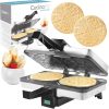 CucinaPro Krumkake Baker - Traditional Stainless Steel Baker - 7.5KW, 220V - Countertop Griddle Appliance