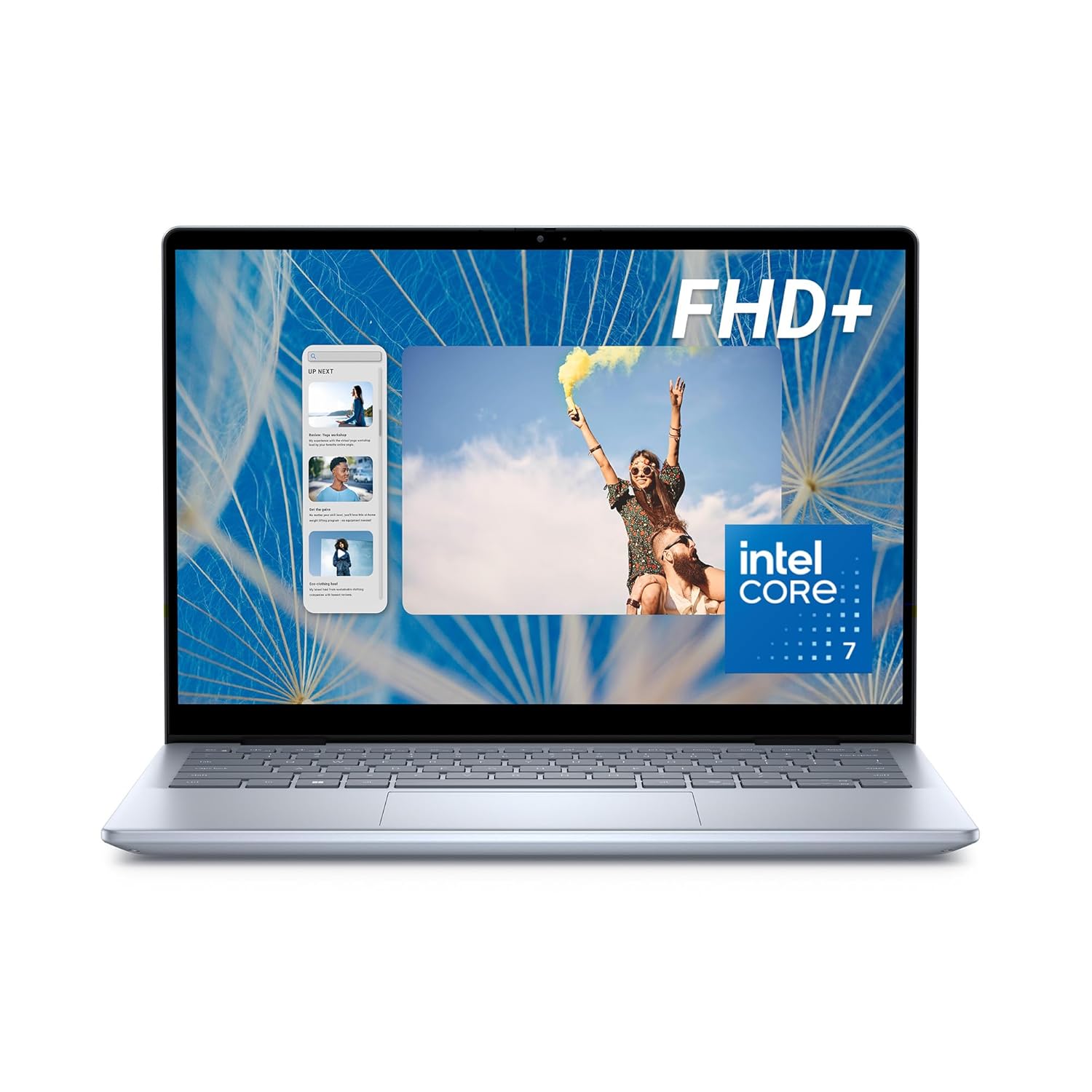 Dell Inspiron 14 2-in-1 7440-14" FHD+ 250nits Touch Display Intel Core 7 processor 150U 16GB RAM 512GB SSD Intel Graphics Windows 11 Home Backlit UK Qwerty Keyboard Ice Blue