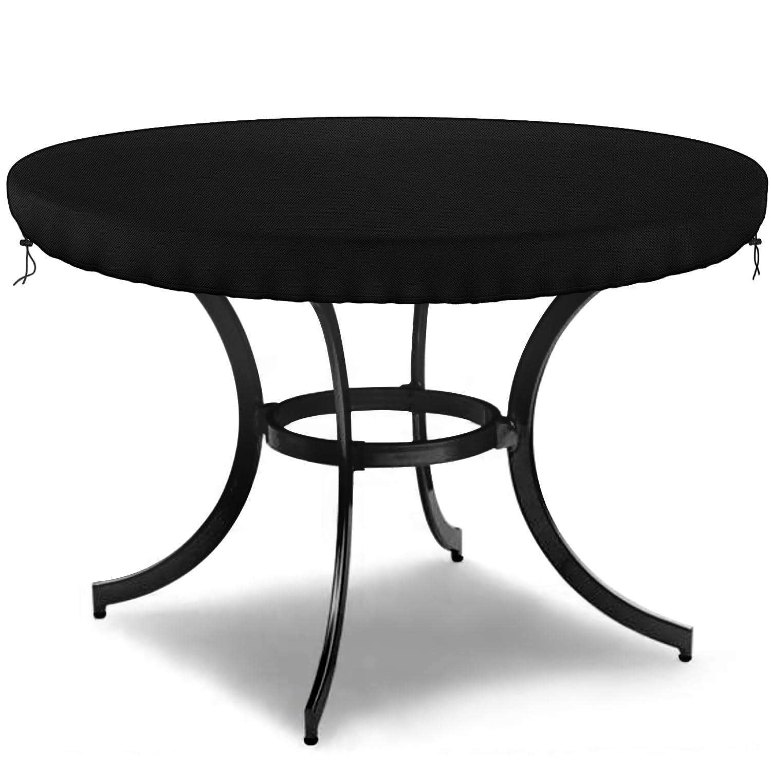 Dokon Circular Garden Table Top Covers Waterproof Round Outdoor Table Cover Heavy Duty 600D Oxford Fabric Windproof Anti-UV Garden Furniture Covers, Patio Furniture Top Cover...