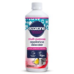 Ecozone Multi-Purpose Appliance Descaler, Internal Cleaner for Kettles, Irons, Washing Machines, Coffee Makers, Dishwashers, Fixtures & Surfaces, Natural Vegan & Non Toxic...