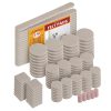 Felt Furniture Pads - 176 Pads for Furniture Feet - Thick Floor Pads in 6 Sizes - Self Adhesive Felt Floor Protectors - Chair Leg Floor Protectors, Sofa Feet Protectors - BEIGE