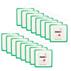 Fire Safety Labels for Furniture 30 PCS Fire Labels for Furniture Fire Resistant Flame Tickets Fire Retardant Labels Flame Retardant Labels for Furniture Tie-Downs and...