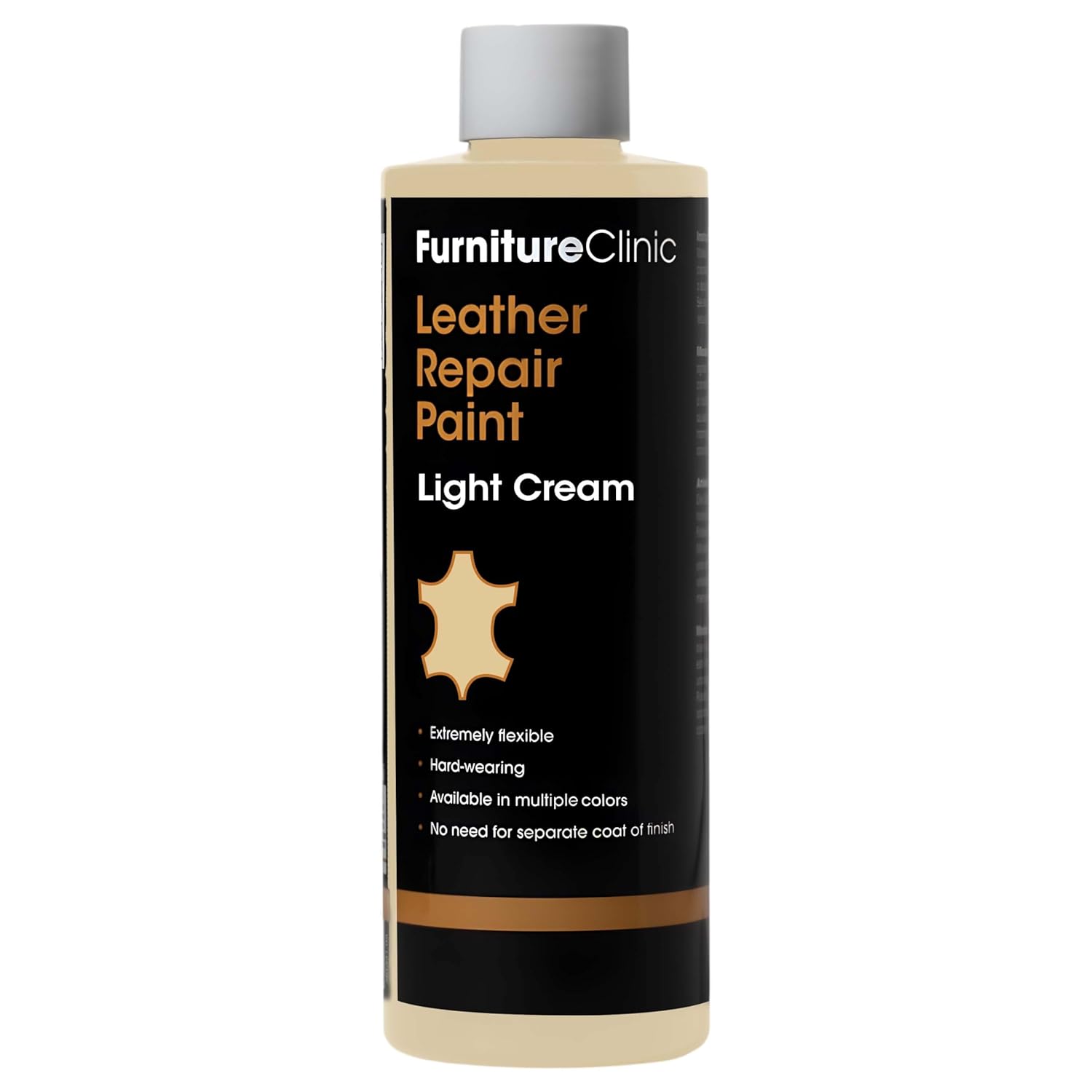 Furniture Clinic Leather Repair Paint & Dye | Self Seal Colourant for Quick and Easy Leather Repair | Suitable for Leather Sofas, Leather Car Seat, Shoes, Handbag, and More -...