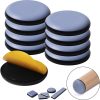 Furniture Sliders For Carpet And Hardwood Floors Adhesive Furniture Glides Self-Stick Furniture Sliders pads (round40mm, 8)