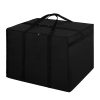 Garden Furniture Cushion Storage Bag Waterproof Heavy Duty Rip Proof 600D Oxford Fabric Anti-UV Christmas Tree Storage Bag with Carry Handle and Zipper (80x80x60cm) - Black