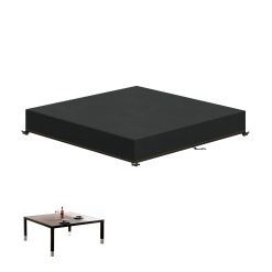 Garden Table Covers Waterproof Universal Tuff Tray Cover Outdoor Table Top Cover Square Patio Table Cover, Garden Furniture Covers Square Garden Coffee Table Cover 420D Oxford...