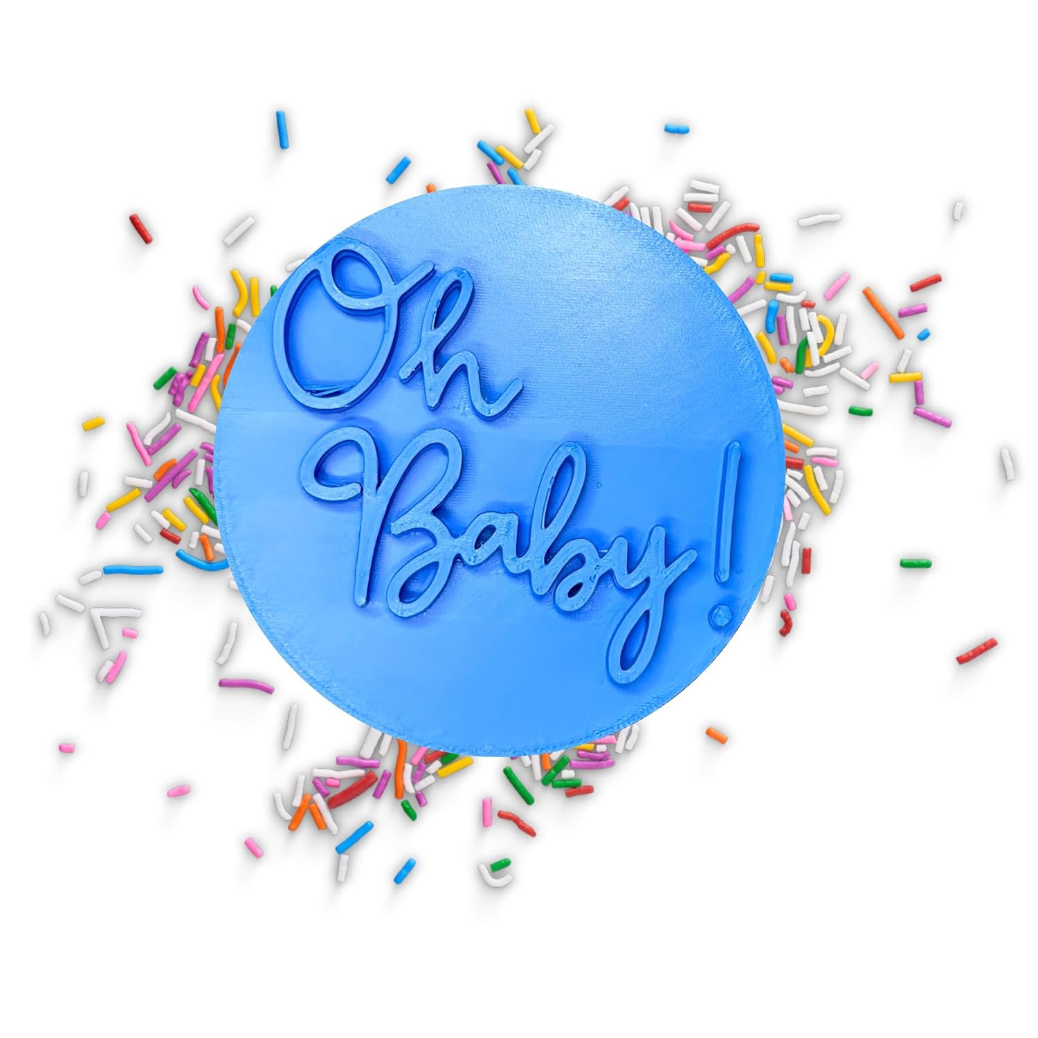Generic Oh Baby Embosser/Stamp for Fondant, Icing, Cookie, Cupcake, Cake, Decoration (Oh Baby 1)