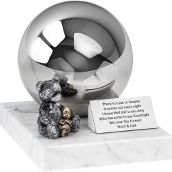 Gregspol Ltd Child Funeral Ashes Casket- Infant urn Baby Cremation urn Unique Teddy Bear Urn (Teady Bear)