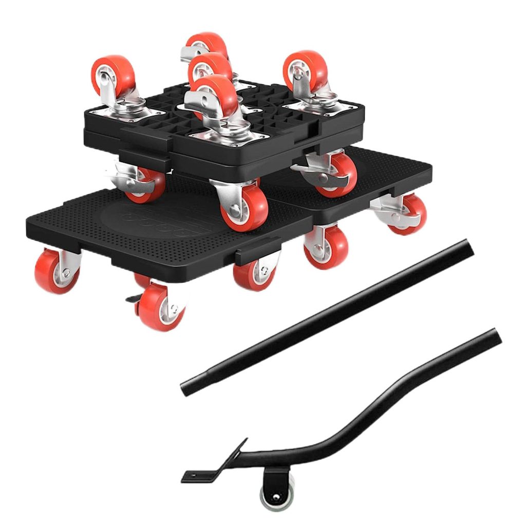 Heavy Furniture Lifter Mover Dolly Set, 360° Rotation 5-Wheel Dollies ...