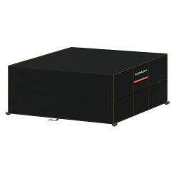 HEIMUNI Cover for Garden Furniture Waterproof, 200x140x90cm Garden Table Covers Waterproof Rectangular Outdoor Patio Table and Chairs Cover with Air Vent, Rattan Sofa Cover 420D...