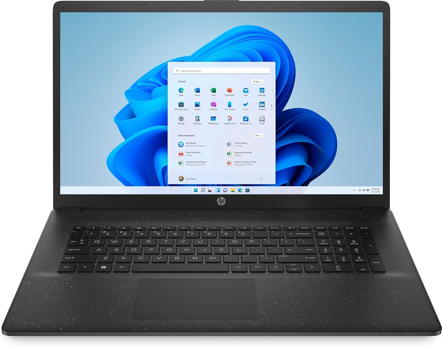 HP 17-cn01041na 17.3” FHD Laptop - Intel Pentium Silver N5030(4 Cores, 3.1GHz), 1TB PCIe Gen 4.0x4 NVMe, 16GB DDR4, WIFI 5 & Bluetooth 4.2, Intel UHD Graphics, Windows 11 Pro...