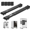 JAMHEXOU Heavy Duty Appliance Rollers, Extendable Furniture Moving Roller Wheels with Brake, Furniture Washing Machine Wheels Dolly Support 660lbs for Refrigerators Sofa and...