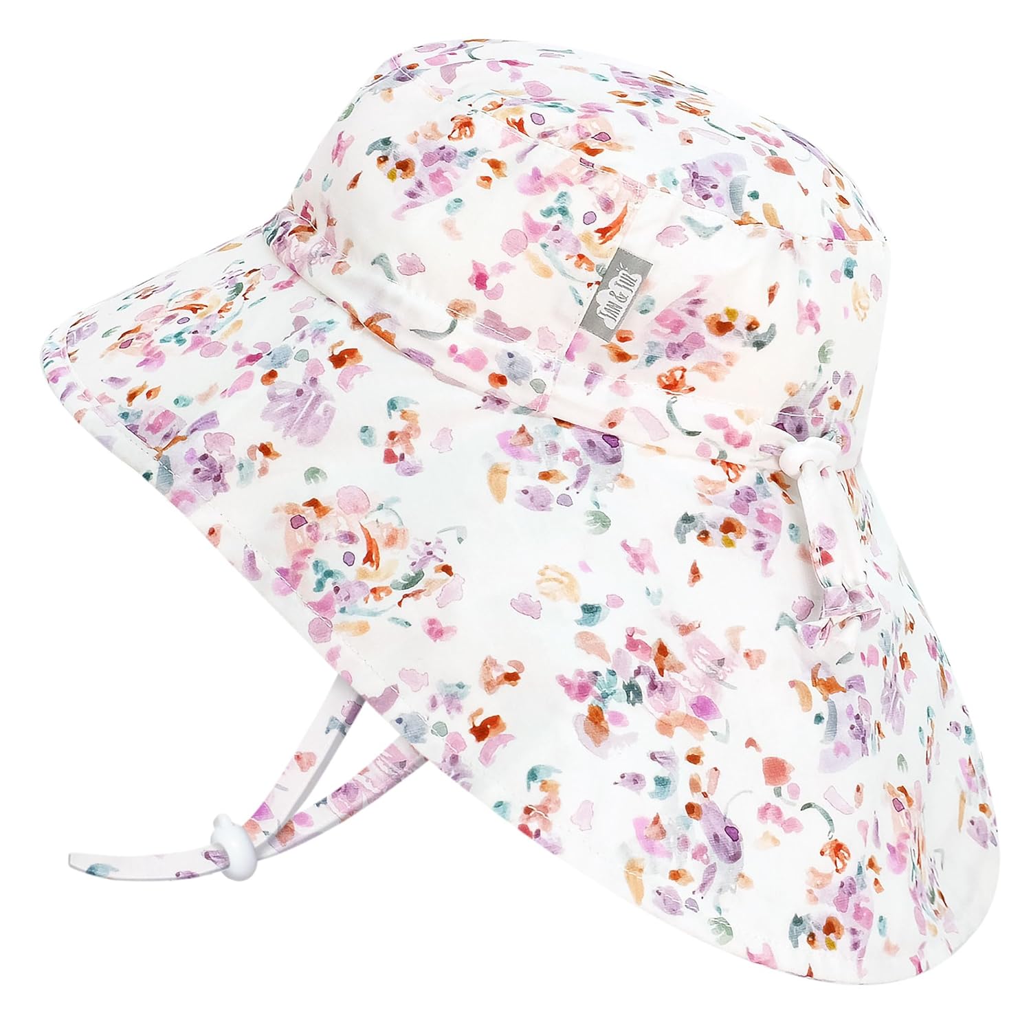 Jan and Jul Breathable and Adjustable Sun-Hat with Neck Flap for Kids