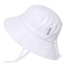JAN & JUL Baby Toddler Kids Breathable Cotton Bucket Sun-Hat 50 UPF, Adjustable for Growth, Stay-on, Unisex