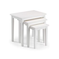 Julian Bowen Cleo Nest of Tables, White