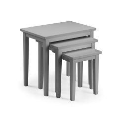 Julian Bowen Grey Wood Cleo Nest of Tables