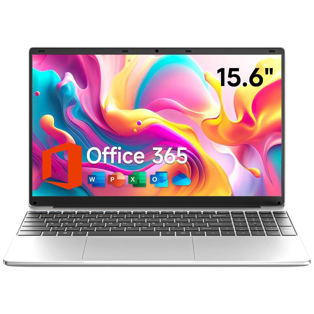 jumper Laptop with Office 365, 15.6 inch HD Display, Windows 11, 5205U