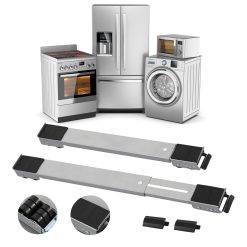 KELIXU Extendable Appliance Rollers Washing Machine Wheels, Heavy Duty Furniture Dolly Mobile Roller for Washing Machines, Refrigerators, Dryers and Dishwashers, Support 660 LB,...