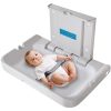 KSITEX Baby Changing Table Wall Mounted, Baby Changing Unit, Baby Changing Station with Safety Strap, Horizontal Diaper Changing Table, Nappy Changing Table for Commercial...