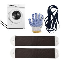 Large Appliance Slider with Pull Strap, Pull Furniture Slides, Washing Machine Glider for Home, Heavy Duty Sliding Sheet for Moving Heavy Furniture, Cabinets, and More Carpeted...