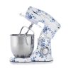 Laura Ashley 4.5 Litres Stand Mixers for Baking - 1300W Easy to Use 10 Speed Food Mixers for Baking with Bowl - Dough, Kitchen, Cake Mixer Machine with Dough Hook, Beater, Egg...