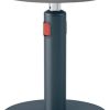 Leitz Active Sit Stand Stool, Ergonomic Height Adjustable 46cm To 79cm Wobble Stool, Round Swivel Office Desk Chair/ Stool, Ergo Cosy Range, Velvet Grey, 65180089