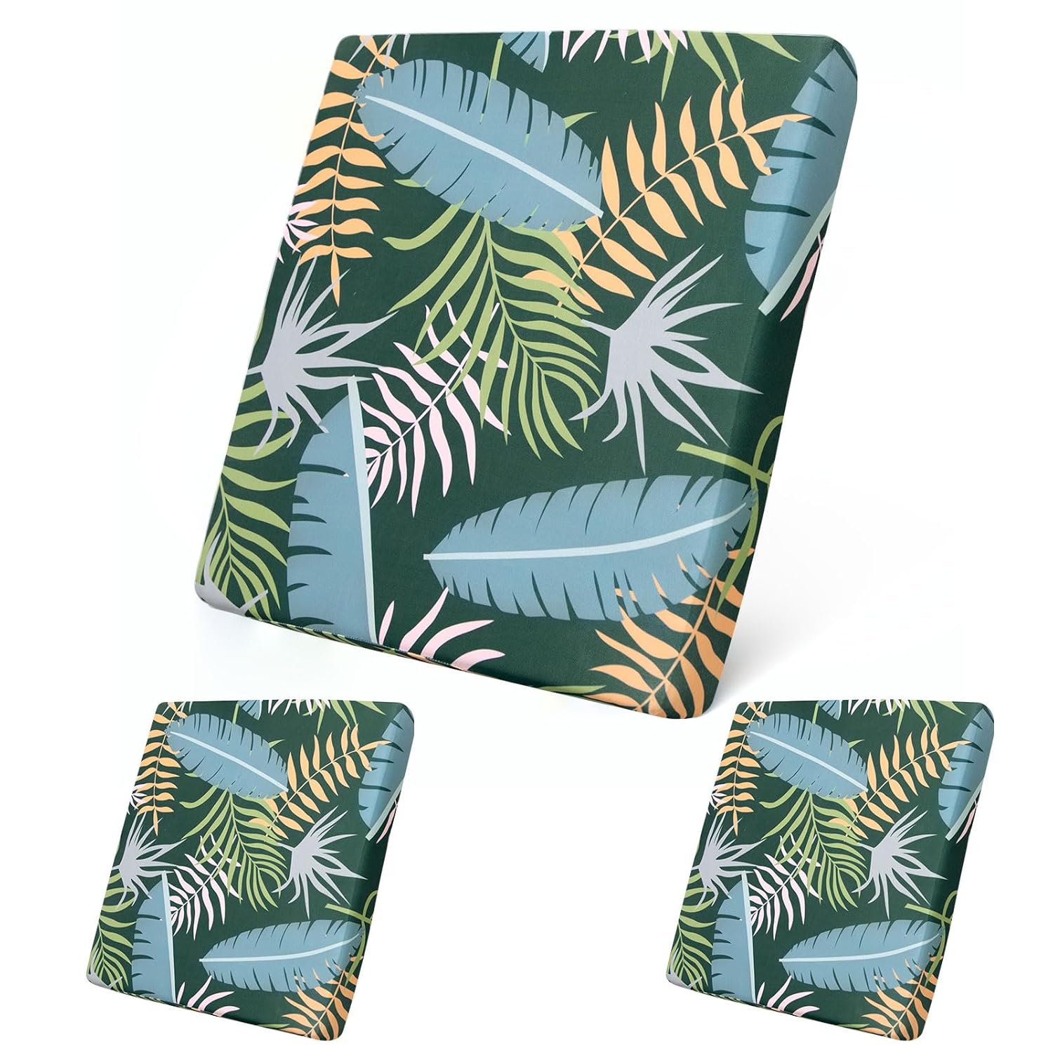 LiveGo Outdoor Patio Cushion Covers, Replacement Slipcovers for Outdoor Couch & Sofa Cushions, Washable Patio Furniture Covers, Soft & Durable Seat Protectors